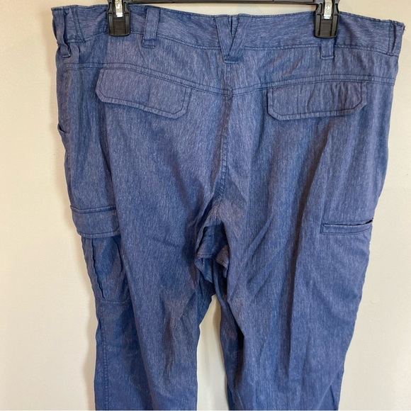 Duluth Trading Company Cargo Pants Navy Blue Womens 14x33 - Picture 7 of 7